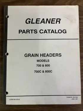 800C GLEANER Catalog Header #2