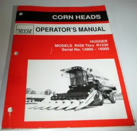 R1230 GLEANER Deutz Allis Hugger Corn Head Operators Manual