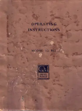 12-567 GM Deisel Operating Manual