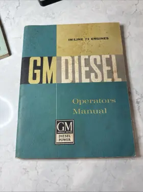 6SE178 GM DIESEL Line Engines Operators Manual
