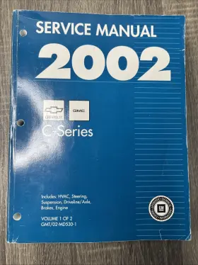 GMT-02-MD530-1 GM Chevrolet Gmc Service Manual Volume Book