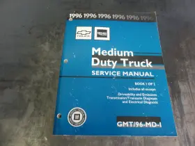 GMT-96-MD-1 GMC Chevrolet Service Manual Vol