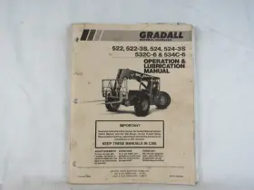 2460-4126 GRADALL Material Handler Operator Lubrication