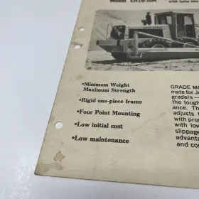 EH16 GRADE MORE Slope Grader Eh Jda Brochure Catalog #2