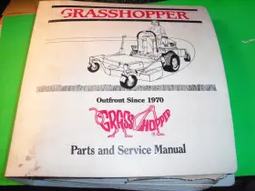 9852 GRASSHOPPER Mower Operators Service Manual Ect