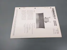 21468 GRAVELY Tractor Snowdozer Owners Manual #3