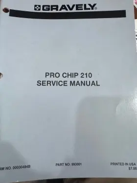 30494B GRAVELY Pro Chip Service Manual