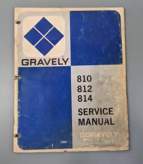 810-812-814 GRAVELY Tractors Service Manual