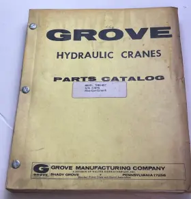 TMS180T GROVE Hydraulic Crane Catalog