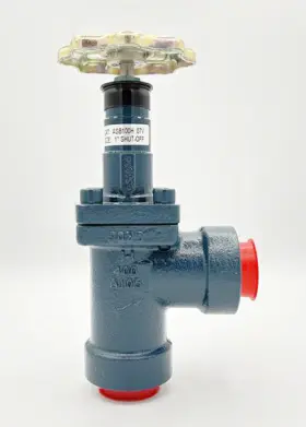 ASB100H HANSEN Angle Valve Socket Weld Handwheel