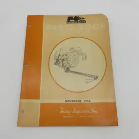 7A-EO-A20 HARRY FERGUSON INC Tractor Book Farm Mower November