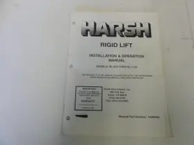 102685G Rigid Lift Operation Manual