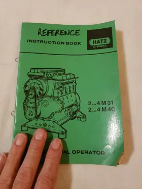 4M31 HATZ Diesel Engine Instruction Book Manual #2