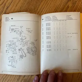 34-363.1 HATZ Spare Catalog Manual Book Diesel Engine #3