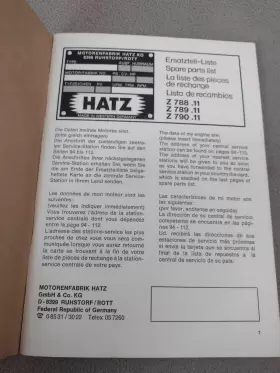 788.11 HATZ Diesel Spare #2