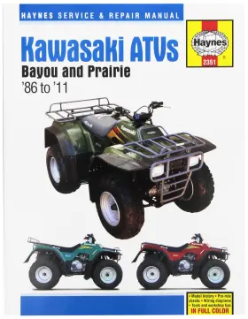 038345023514 HAYNES Kawasaki Bayou Prairie Atv Repair Manual