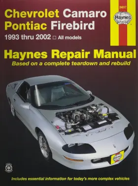 038345240171 HAYNES Repair Manual Camaro Firebird
