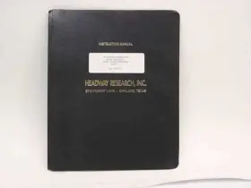 8-07635 HEADWAY RESEARCH Instruction Manual Resist Dispenser