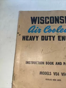 230-A HEAVY DUTY Wisconsin Air Cooled Engines Instruction #3
