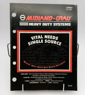 L20024 HEAVY DUTY Midland Grau Brakes Catalog Berg Lipe Nu #2
