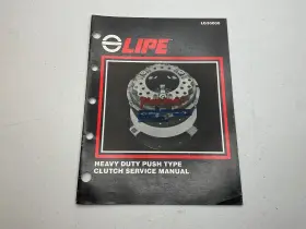 LG30000 HEAVY DUTY Lipe Push Clutch Service Manual