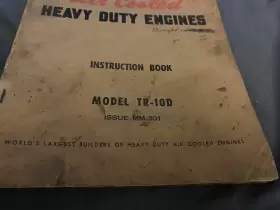MM-TR-10D HEAVY DUTY Wisconsin Air Cooled Engines Instruction #2