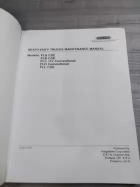 TSS-329 HEAVY DUTY Freightliner Manual Book #3