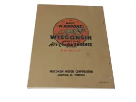 VP4D HEAVY DUTY Wisconsin Air Cooled Engines Instruction Book #3
