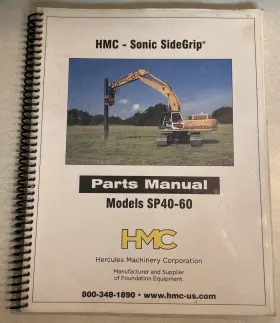 SP40-60 HERCULES MACHINERY CORPORATION Hmc Sonic Sidegrip