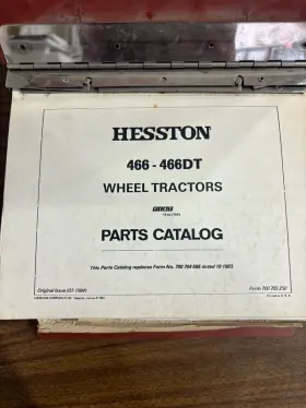 466-466DT HESSTON Wheel Tractor Catalog #3