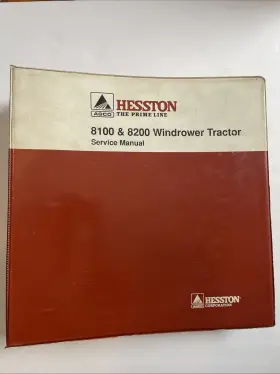 700712201 HESSTON Windrower Tractor Service Repair Manual