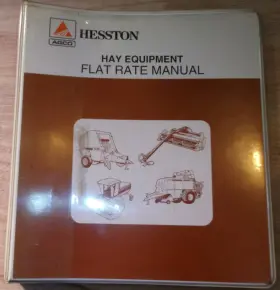 79015647 HESSTON Agco Baler Windrower Forage Harvester Flat