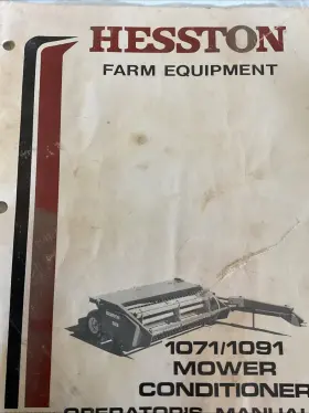 8084923R HESSTON Heston Mower Conditioner Manual Operator