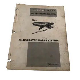 880849 HESSTON Windrower Conditioner Manual