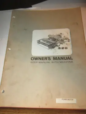 882720 HESSTON Windrower Conditioner Owners Manual