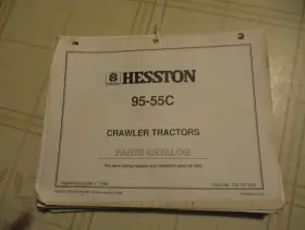95-55C HESSTON Crawler Tractor Catalog Manual