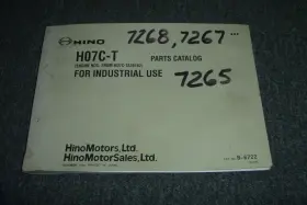 H07C-T HINO Engine Catalog Manual Xz