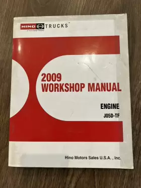 J05D-TF HINO Engine Workshop Service Repair Manual #2