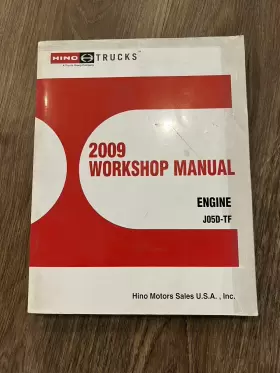 J05D-TF HINO Engine Workshop Service Repair Manual