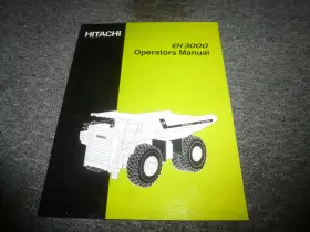 EH3000 HITACHI Hauler Dump Operator Manual User Xz