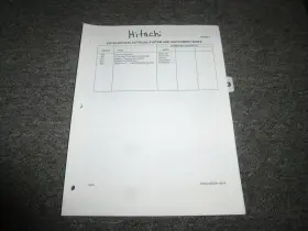 EH750 HITACHI Mining Dump Electrical Wiring Manual Xz