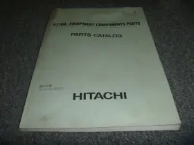 EX100-3 HITACHI Hydraulic Excavator Catalog Manual Xz