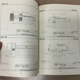 KE-026-00 HITACHI Service Tools Drawing Manual Excavator Hyd #3