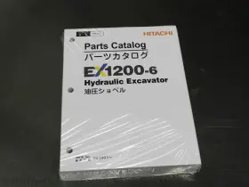 P18J-1-2 HITACHI Excavator Catalog Exploded View Book