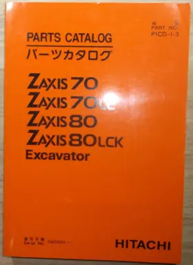 P1CD13 HITACHI Zaxis Excavator Manual Book