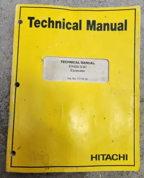 T111E-00 HITACHI Excavator Technical Service Manual