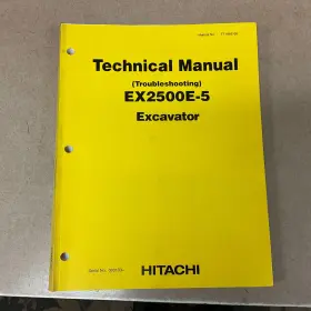 TT186E-00 HITACHI Excavator Technical Troubleshooting Service