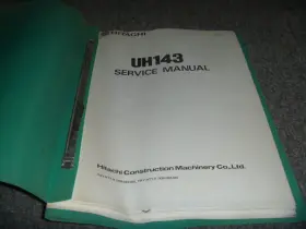 UH143 HITACHI Hydraulic Crawler Excavator Service Repair Xz