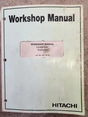 W111E-00 HITACHI Workshop Service Manual Vol