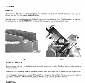 1712R HOBART Slicers Instruction Manual #3